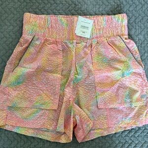 Fabletics Ultra high waist Pastel Pink Multi Athletic Shorts